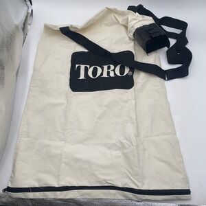 TORO Blower Vacuum Replacement Bag Cream Canvas Adj Strap Leaf Collector NEW